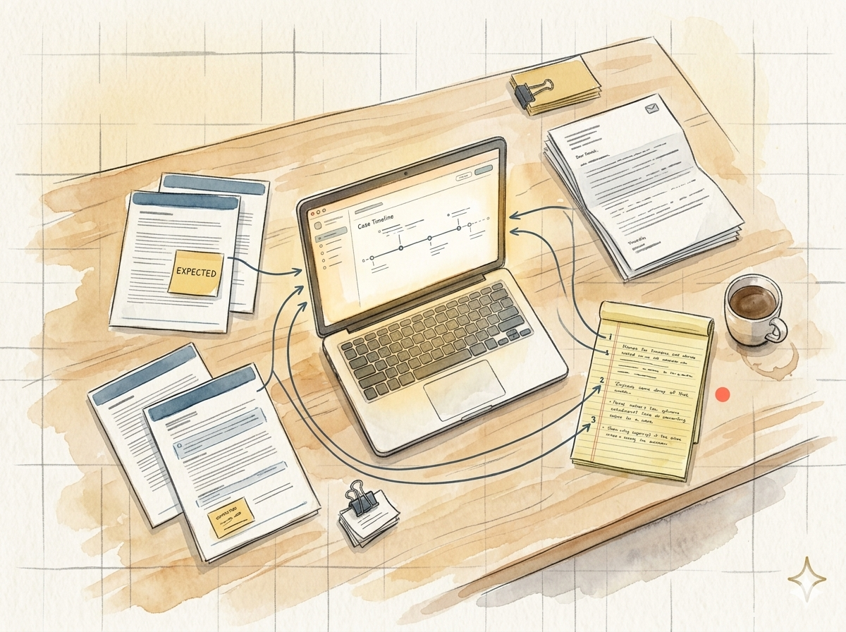 Lore + Gather AI case workspace illustration